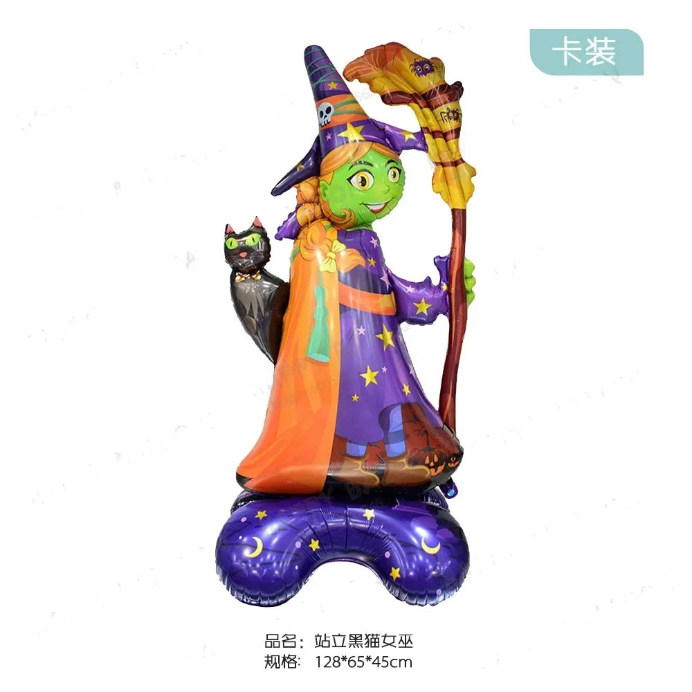 1-Piece Halloween - Themed Witch Grim Reaper Balloon Set 2025 Halloween - product image 13