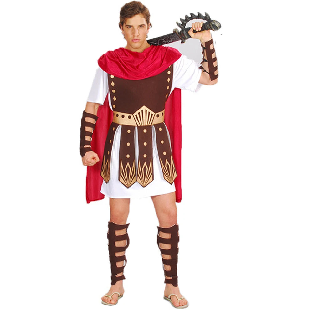 Roman Gladiator Warrior Cape Unisex Halloween Costume - One Size - product image 3