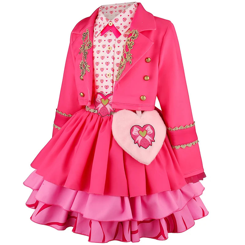 Kids' Mal Girls Evie Fantasia Clothes With Socks Birthday Hall Costume - alternate view 2