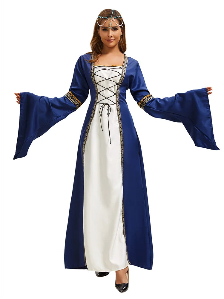 Women's Medieval Lace Full-Skirt Costume - alternate view 3