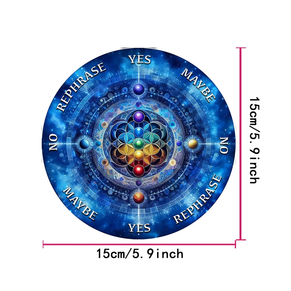 Crystal & Star Astrology Pendulum Divination Mat
