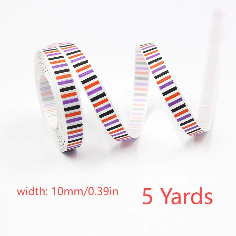 10mm Halloween Ribbon Halloween Party Scene Decoration Bow Headpiece DIY - product image 20