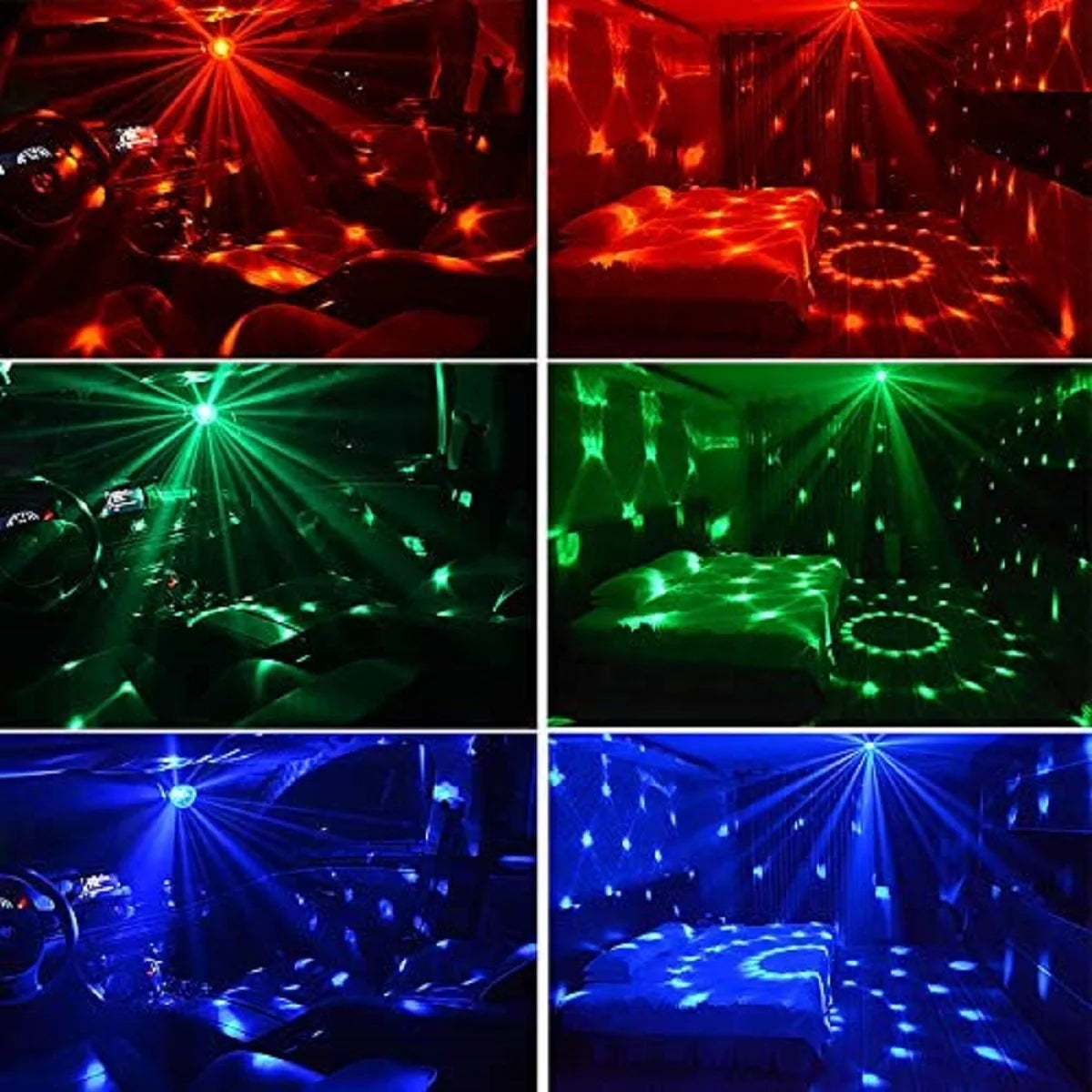 Disco Stage Lamp 2in1 Night Light Portable USB Plug Sound Controlled - product image 2