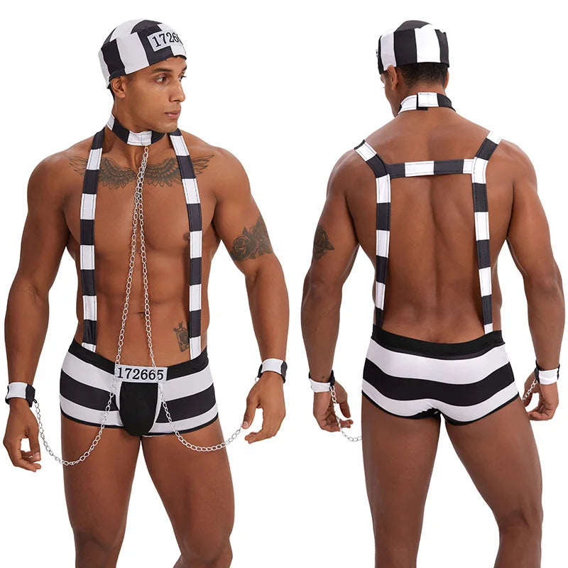 Bar Sexy Men Costume Sailor Thief Police Nurse Uniform Temptation Sexy Lingerie Set - View 7