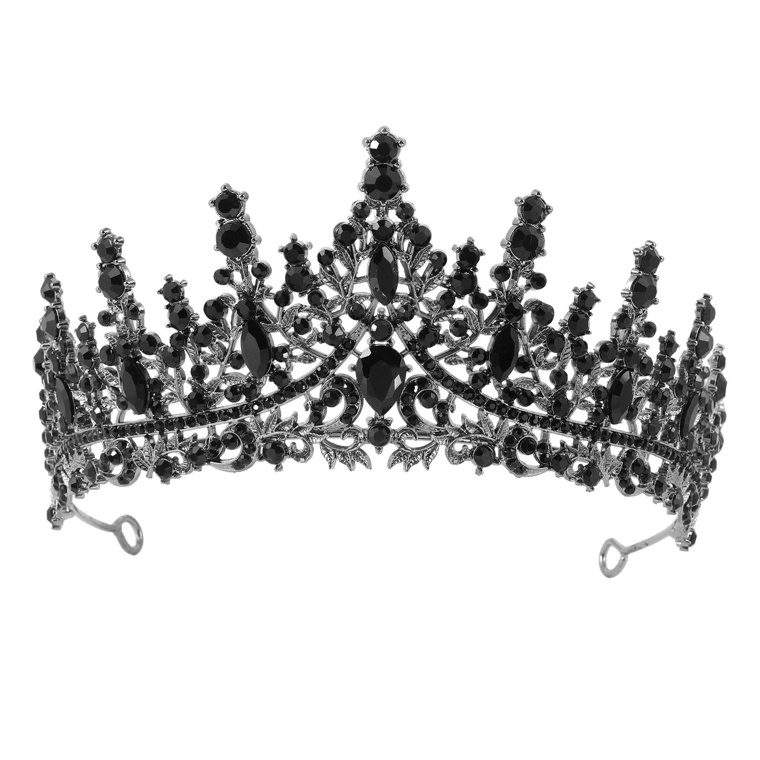 Women's Girl Halloween Ghost Bride Black Wedding Crown Set Gothic Style Party Holiday DIY Decorations - product image 7