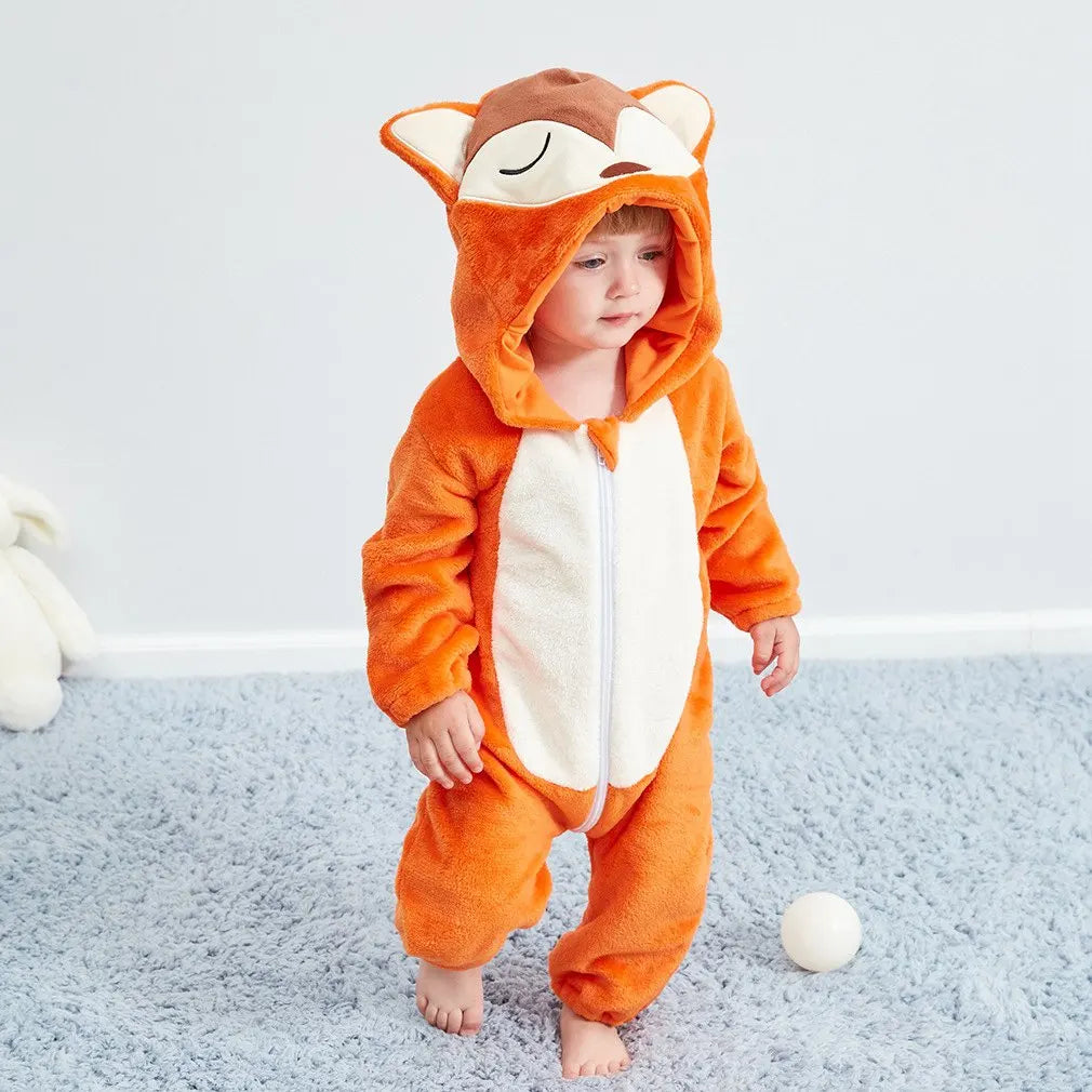 Blue Dinosaur Baby Halloween Costume - 2-36 Months - Fox 6-12 Months(80)