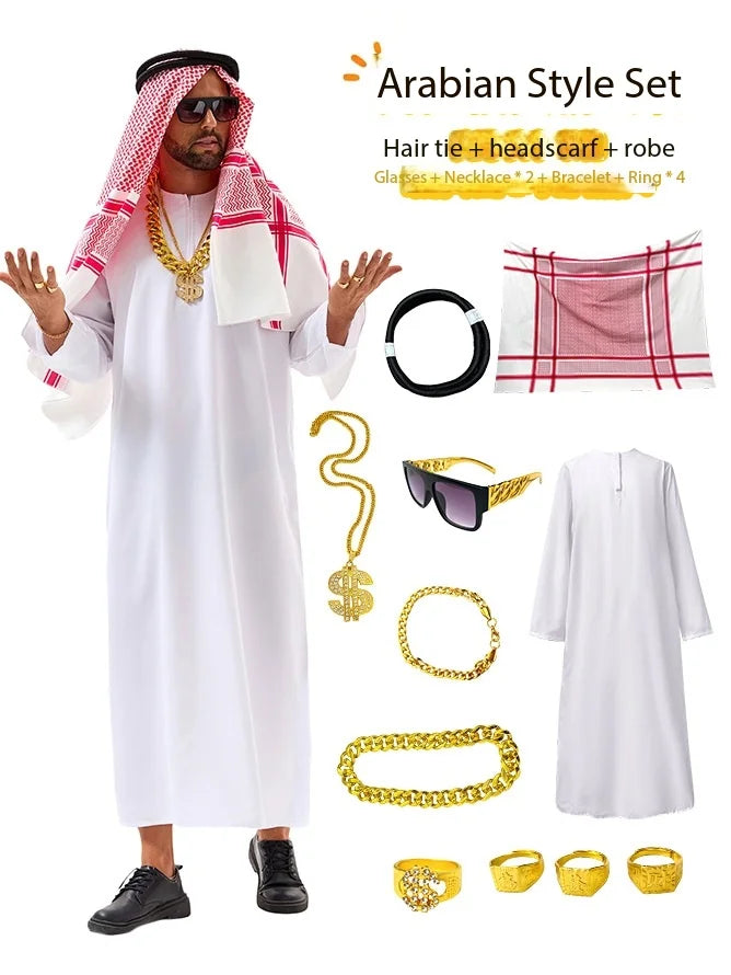 Arab Emirate Shepherd Prince Adult Halloween Costume - product image 5