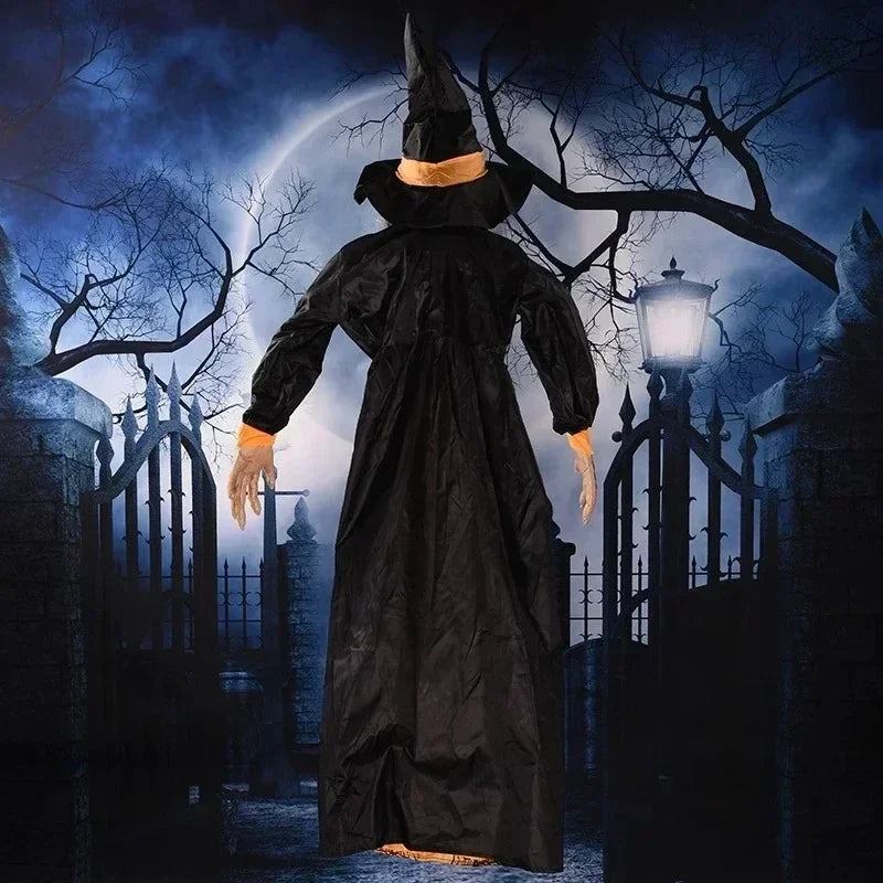 Halloween Witch Ghost Decor Horror Pendant Glowing Prank Props Electric Toys - product image 5