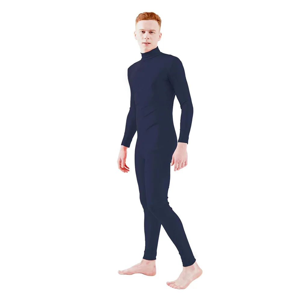 Kids' Full Bodysuit Zipper Without Hood Zentai Unitard Jumpsuits Green Costume - alternate view 10