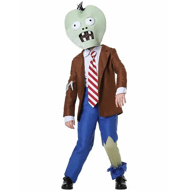 Halloween Family Festival Plants Vs. Zombie Humanoid Doll Cosplay Set Adult KidParty