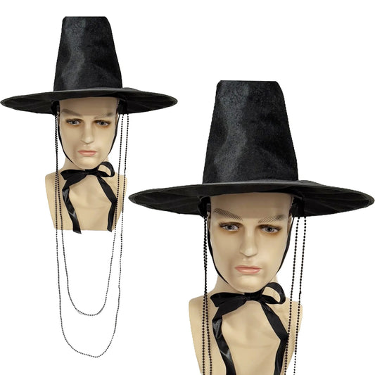KPop KPop Korean Traditional Dynasty Hats Hunter Costume Chain for Idol Traditional Caps