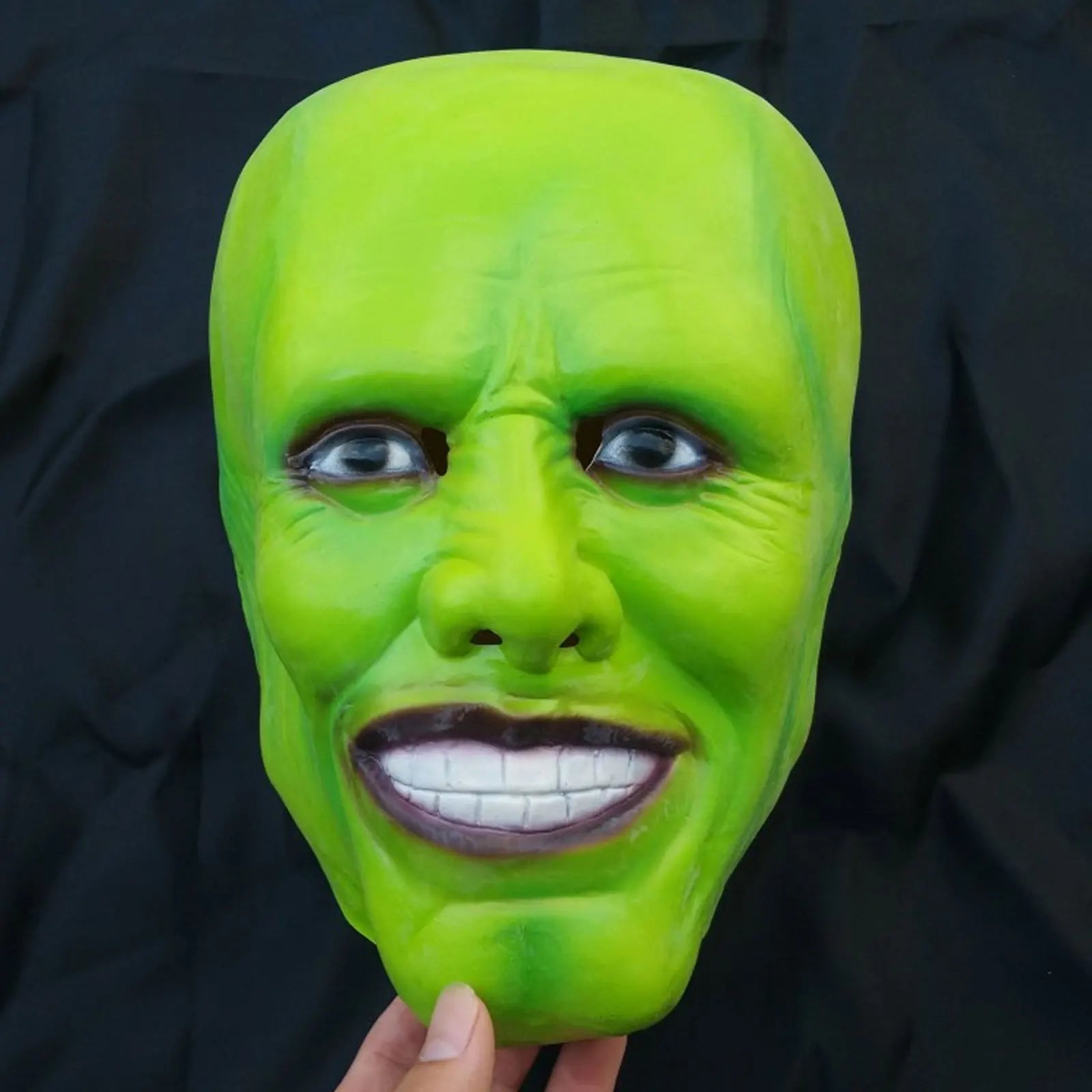 The Mask Jim Carrey Green Face Halloween Mask - product image 2