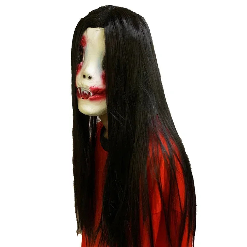Halloween Horror Face Mask Toy Props for Men and Women's Costume Bar Accessories Escape - View 2