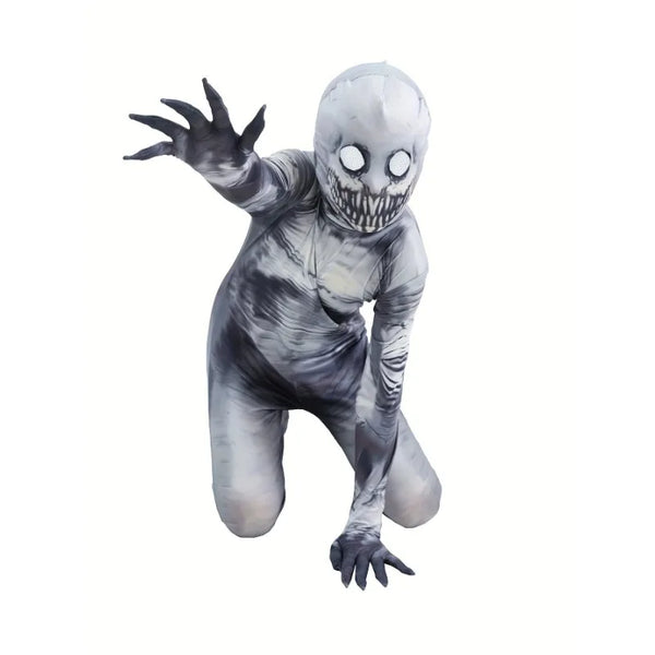 Kids Skeleton Grim Reaper Costume – Horror Jumpsuit & Mask