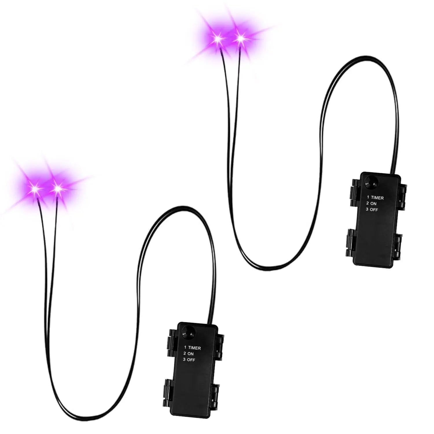 LED Glowing Skeleton Eyes - 2 Pcs Timer - Controlled Halloween Props for - product image 8