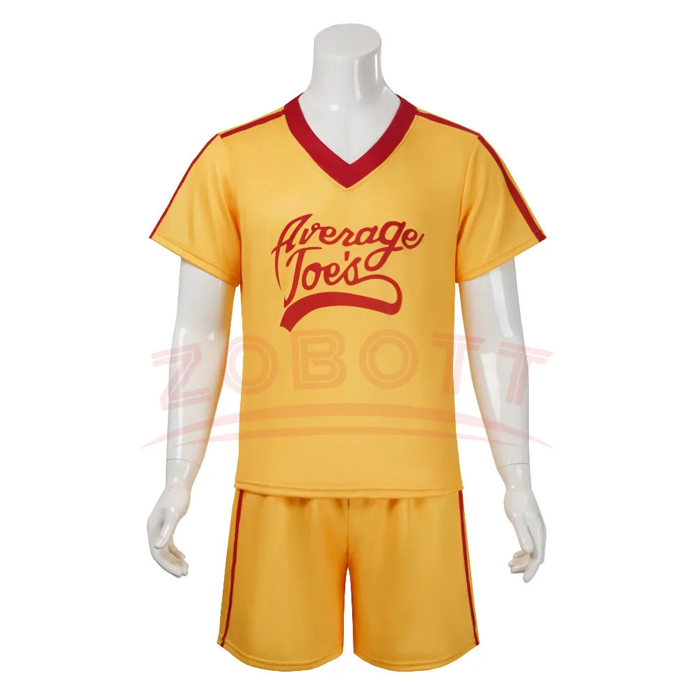 Adult Underdog Dodgeball Team-Inspired Costume Set Costume Sportswear