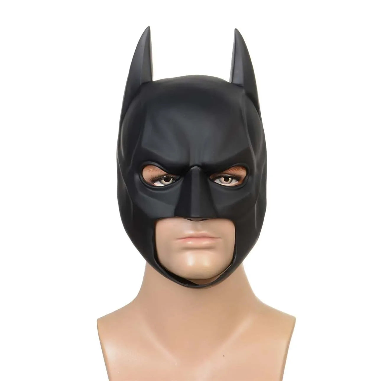 Superhero Bat Mask Headgear Latex Mask Adult Halloween Cosplay Props Bruce Wayne The Dark Knight Mask