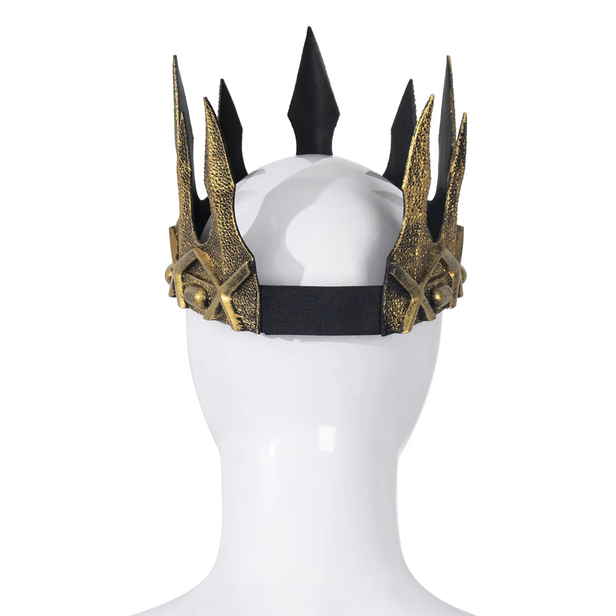 Royal King Crown – Gold or Silver Medieval Costume Headpiece