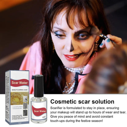 Liquid Collodion Fake Scar Liquid Makeup Scarring Liquid for Halloween 15ml Realistic Scar Liquid with Brush - product image 1