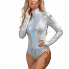 C Bodysuit Sliver W