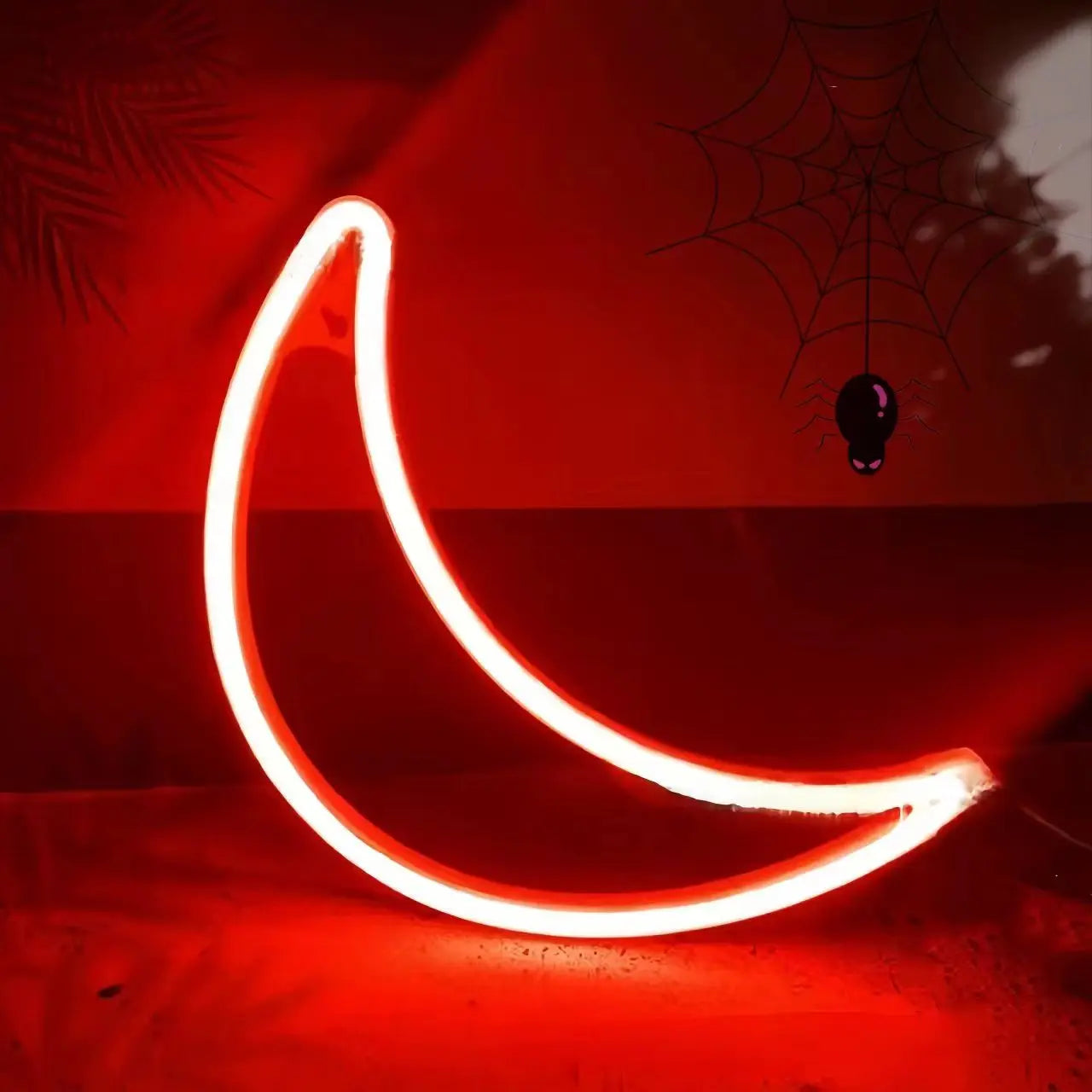 Halloween Bat Spirit LED Neon Wall Decor for Party Gift - Terrifying Atmosphere - USB or Battery Powered - product image 8