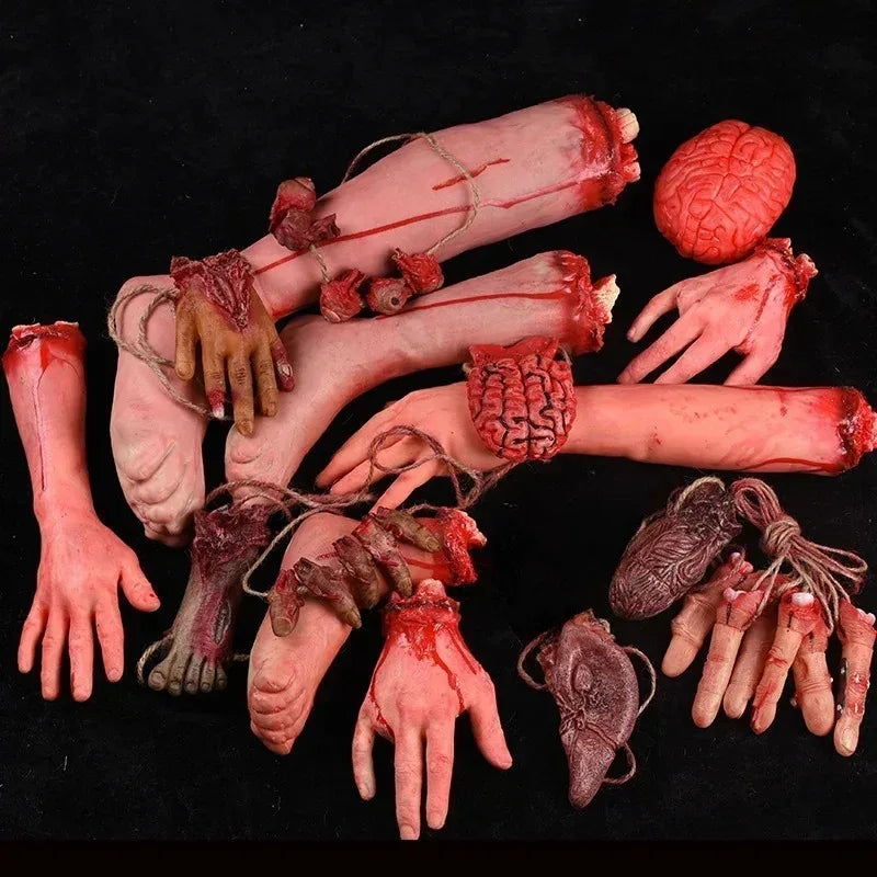 Halloween Simulation Fake Human Limbs Ornaments Horror Props for Haunted - product image 1