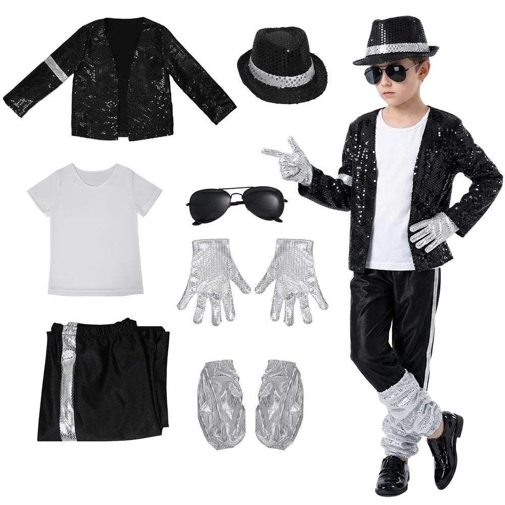Halloween Costume for Show Performance Party Michael Jackson Celebrity