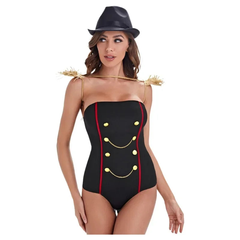 Clown Gothic Jumpsuit Costume for Women - Halloween Costume - product image 2