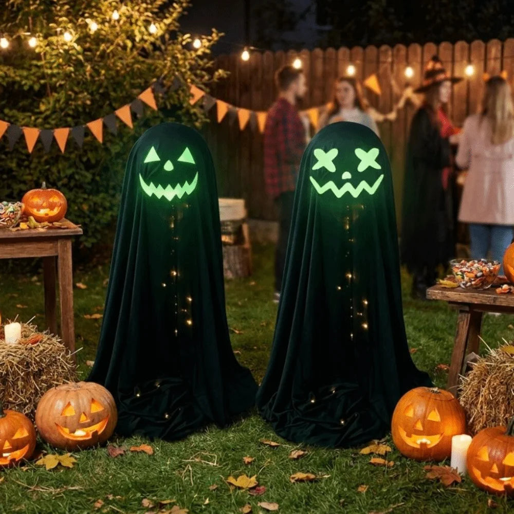 Luminous Halloween Standing Ghost Decor Adjustable Gothic Outdoor Light - up - product image 4