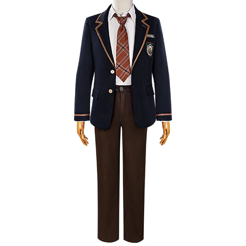 Game Love and Deepspace Costume Man Sylus Costume Women Hunter High School JK Uniform Coat - Woman set / XXL