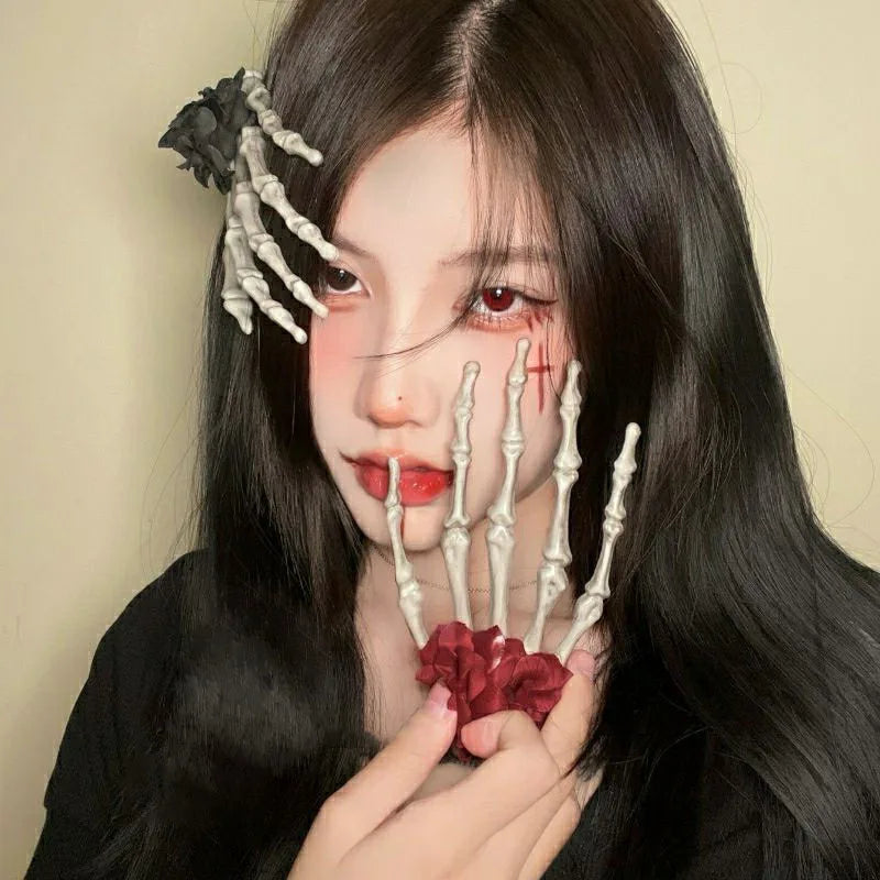 Women's Dark Halloween Headgear Female Beauty Dress Scary Decoration Cute Funny - Discount Halloween City