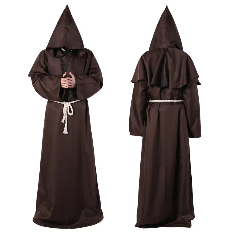 Medieval Halloween Costume for Adults - Hooded