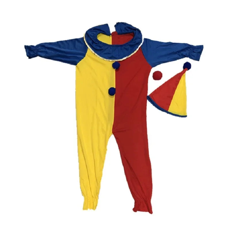 Kids Halloween Buffoon Costumes Baby Clown Costume Circus Jumpsuits Kids Day Year Rompers - View 5