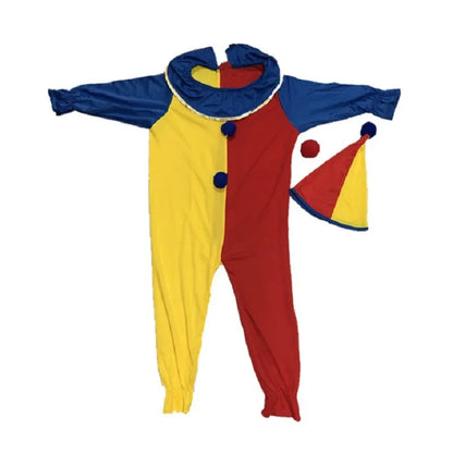 Kids Halloween Buffoon Costumes Baby Clown Costume Circus Jumpsuits Kids Day Year Rompers - View 5