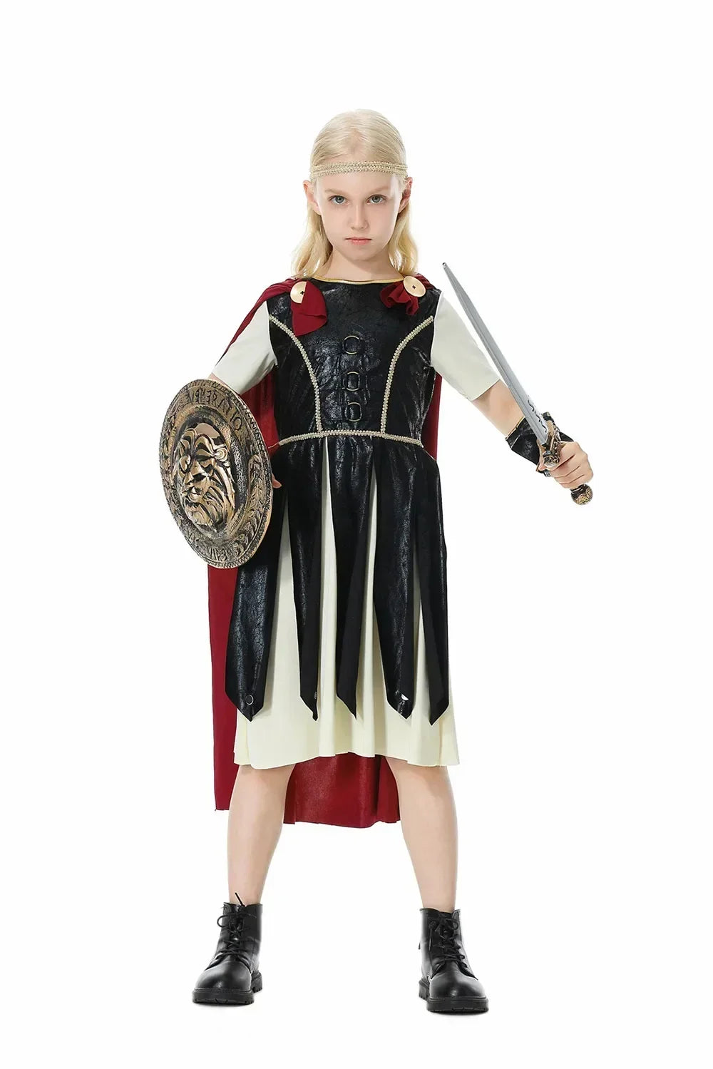 Halloween Medieval Roman Royal Knight Warrior Cloak Spartan Gladiator Costume Knight Julius Caesar Costumes - product image 5