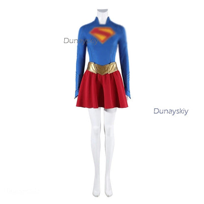 Women's Superhero Cape & Skirt Halloween Costume Set