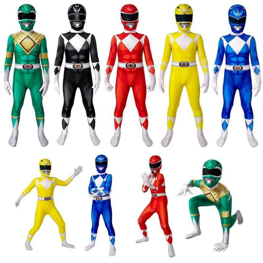 Adult Morpher Superhero Samurai Sentai Shinkenger Costume Halloween Costume Mask for Men - Blue / Kids 120
