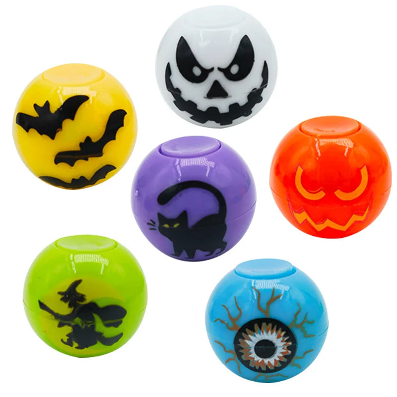 10PCS Halloween Fidget Toys Skull Pumpkin Stress Relief Sensory Toys for Boys Girls Halloween Party Favors - product image 6