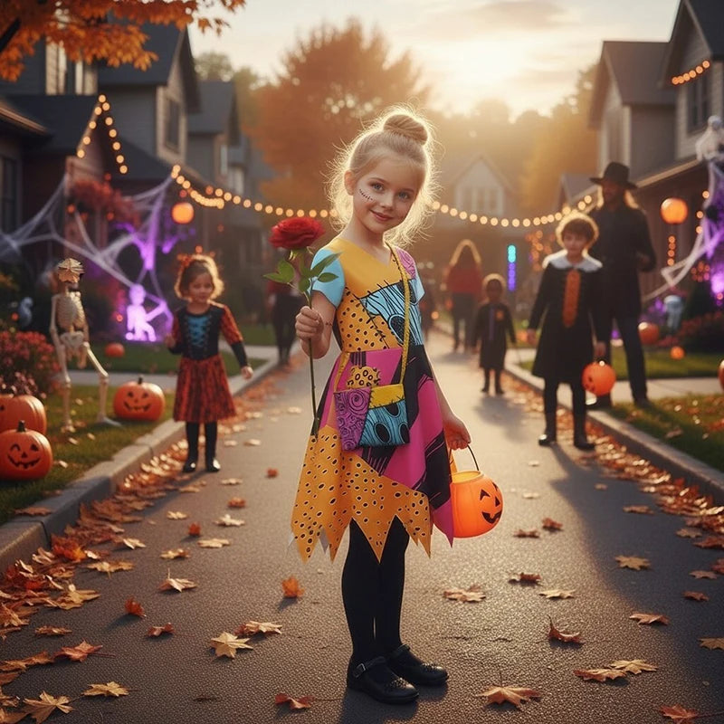 Kids' Horror the Nightmare Before Xmas Toddler Classic Sally Halloween Costume - C / 3T(110)