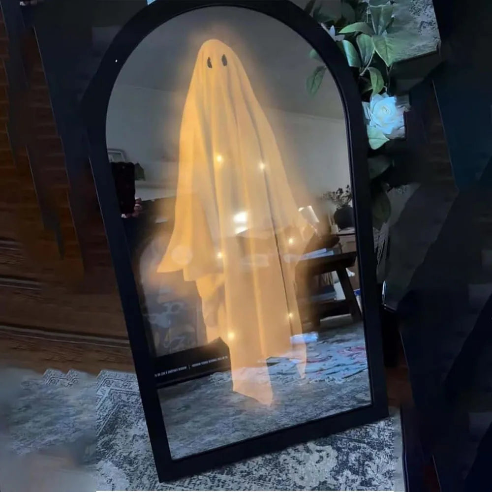 USB Halloween Hologram Ghost Mirror, Spooky Scary Ghosts for Halloween Decor - product image 2