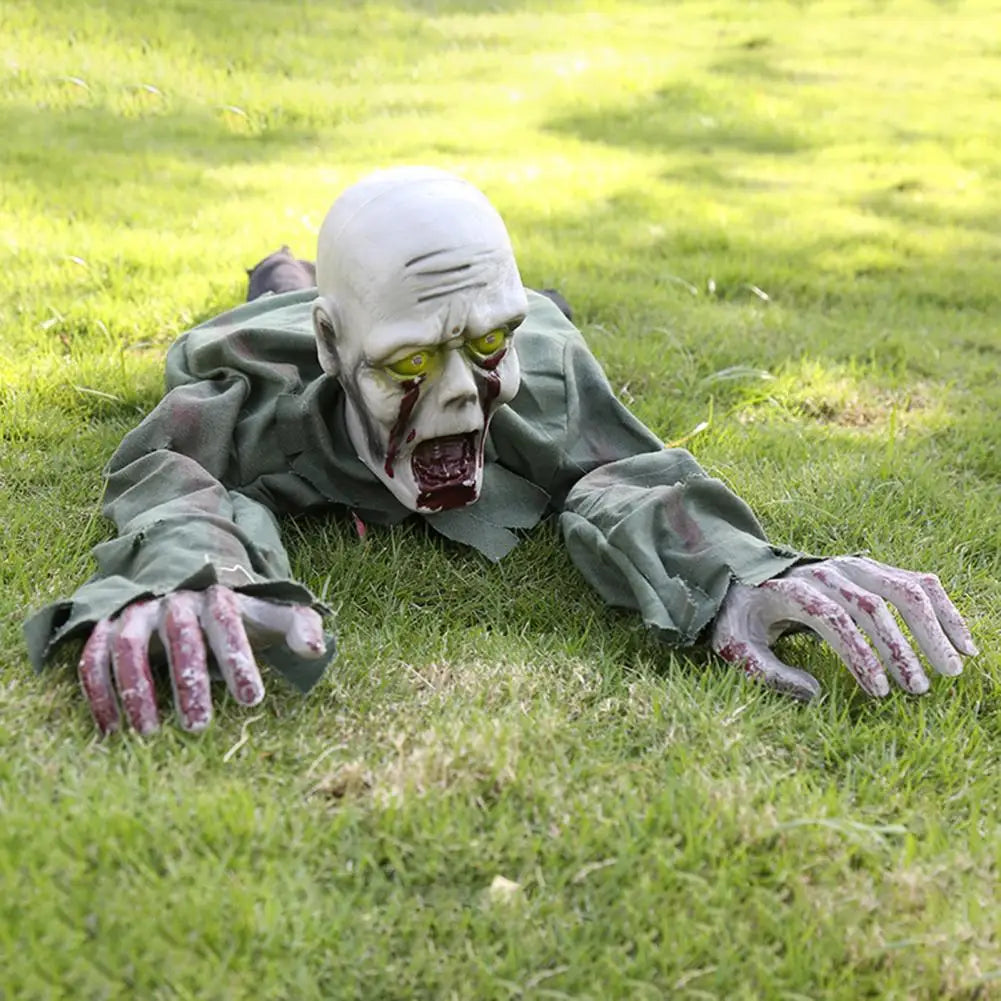 Halloween Spooky Voice-controlled Electric Glowing Crawling Ghost with Realistic Postures Crawling Ghost - product image 2