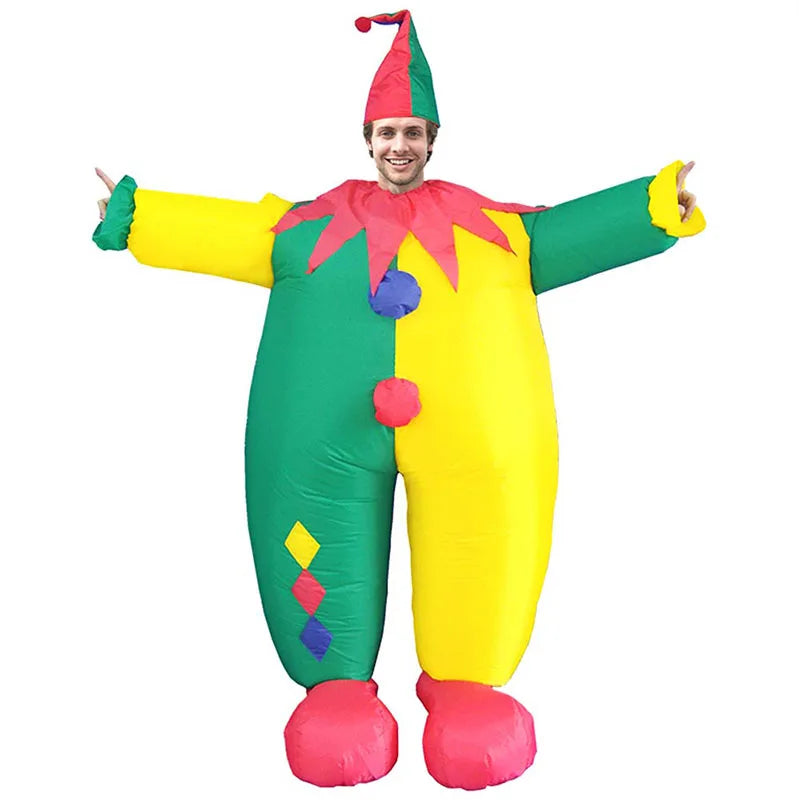 DISCOUNTED VARIETY of CLOWN COSTUMES ANNUAL COMEDY PERFORMANCE PARTIES INVERTED CLOWN with - View 6