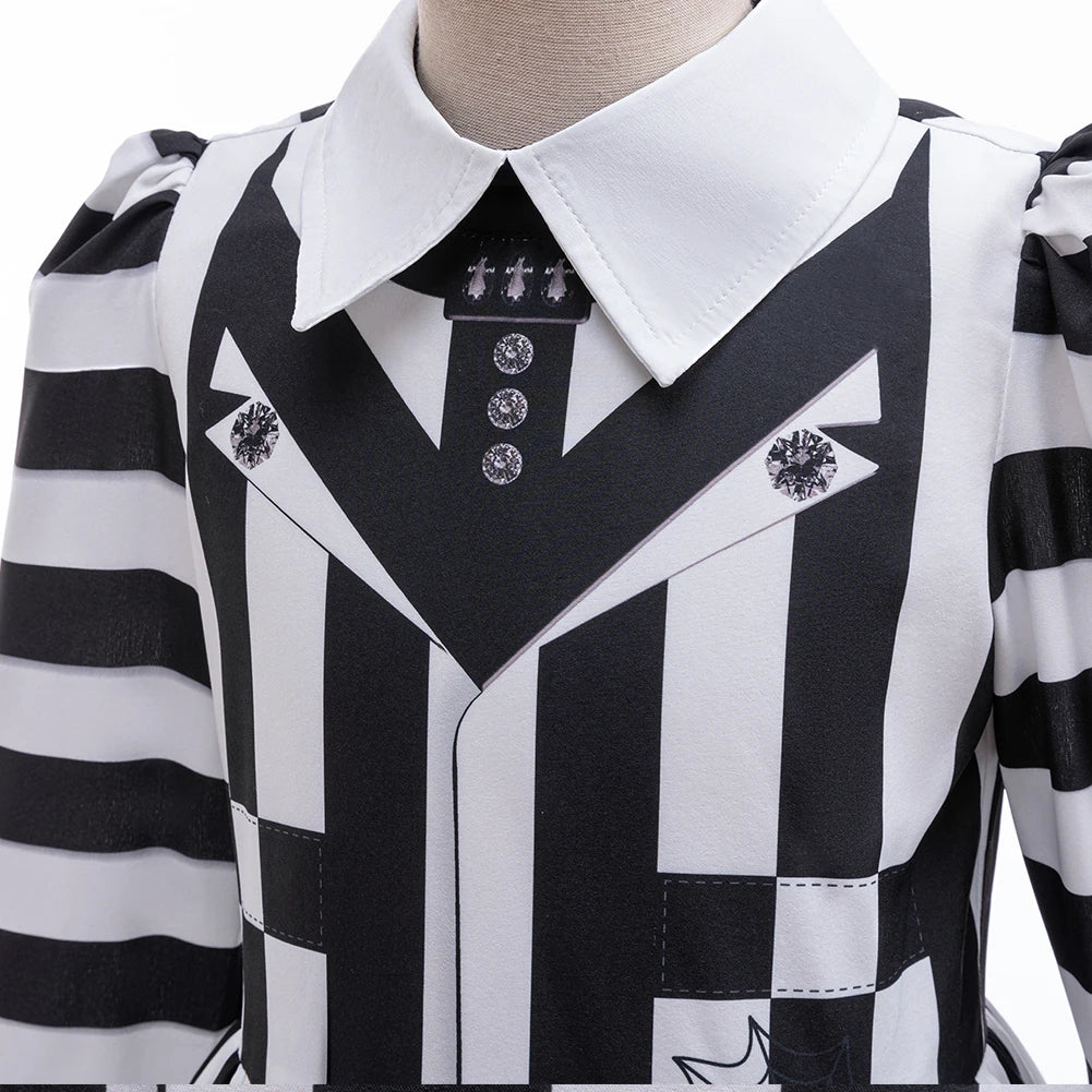 Kids' Black and White Striped Headband Movie Dress-Up Costume - alternate view 4