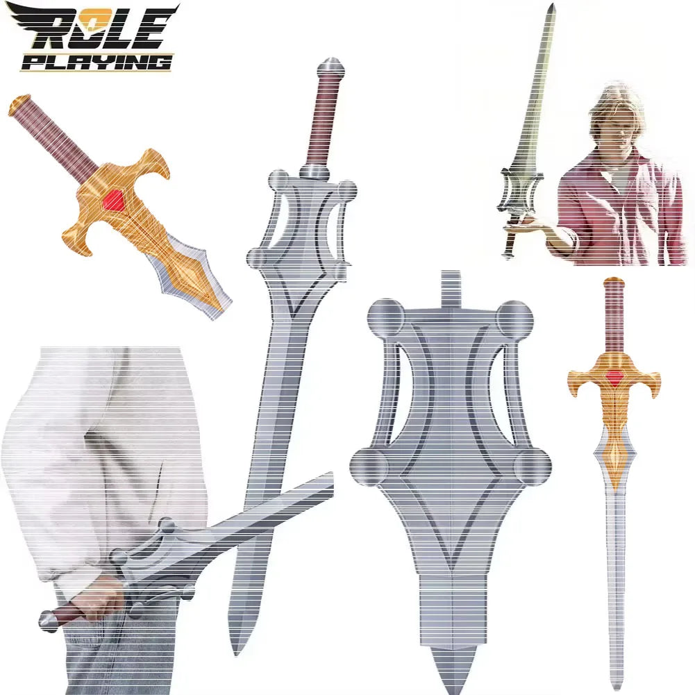 Cosplay Man Knife He Movie Masters Universe Costume Disguise Teela Sword Props Men Women OutfitHalloween