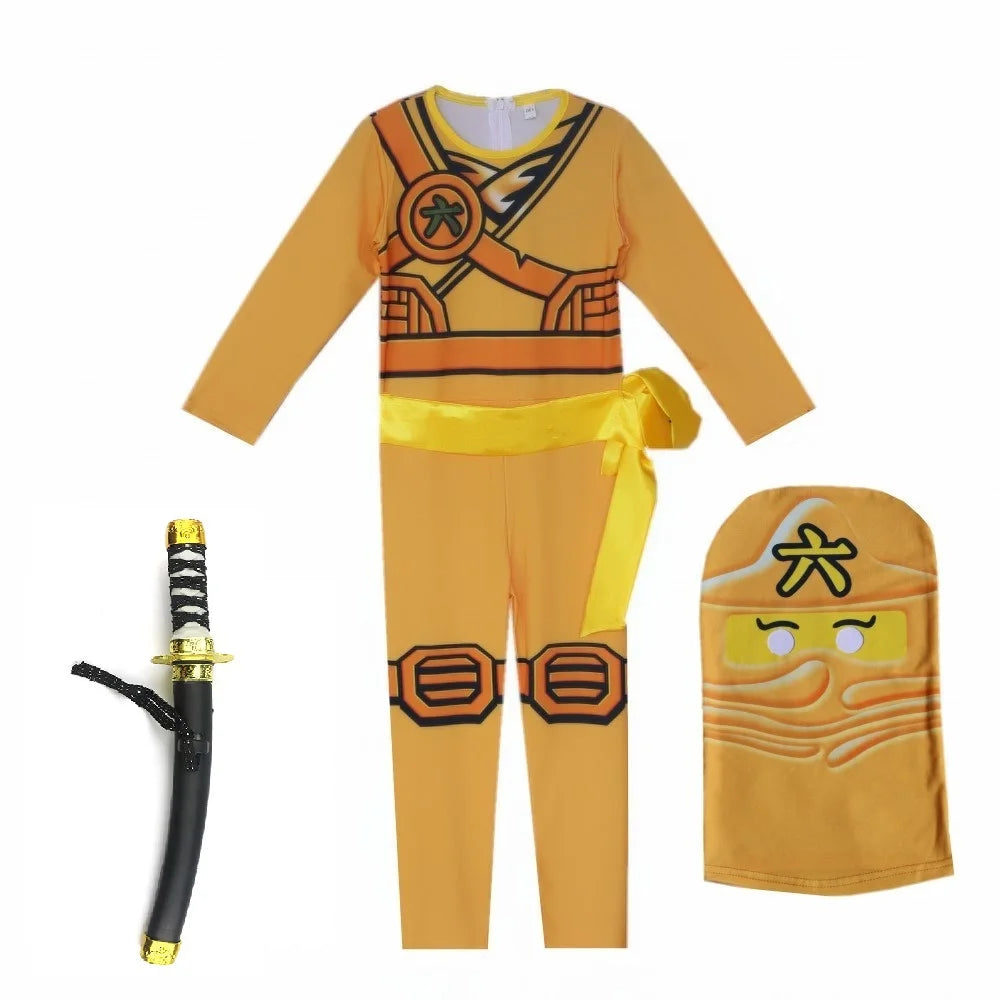 Ninja Cosplay Advanced Latest Role Playing Costume Jumpsuit Set Halloween Christmas Party Ninja