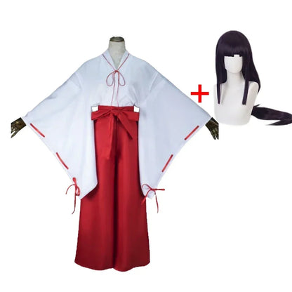 Women's Anime Character Kikyo Inuyashaes Hag Funny Costume