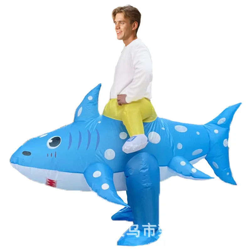Big Bird Shark Elephant White Chicken Bathtub Toilet Cosplay Inflatable Suit Halloween Party Props Animal Costume