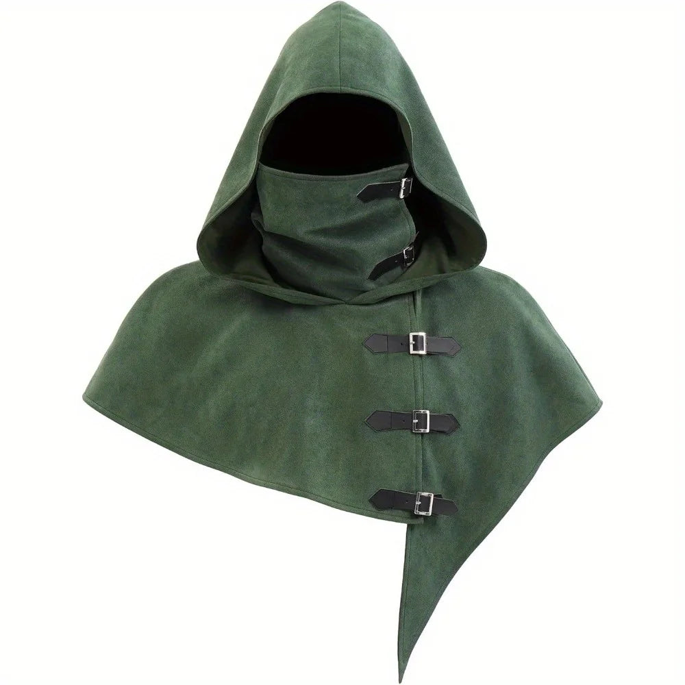 Medieval Monk Robe Halloween Costume Friar Gown Wizard Priest Costume - green / M