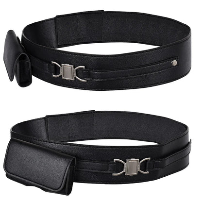 Juedi Knight Anakin Belt Black Brown Movie Space Battle Costume Fantasy Costume - Black / XS（old）