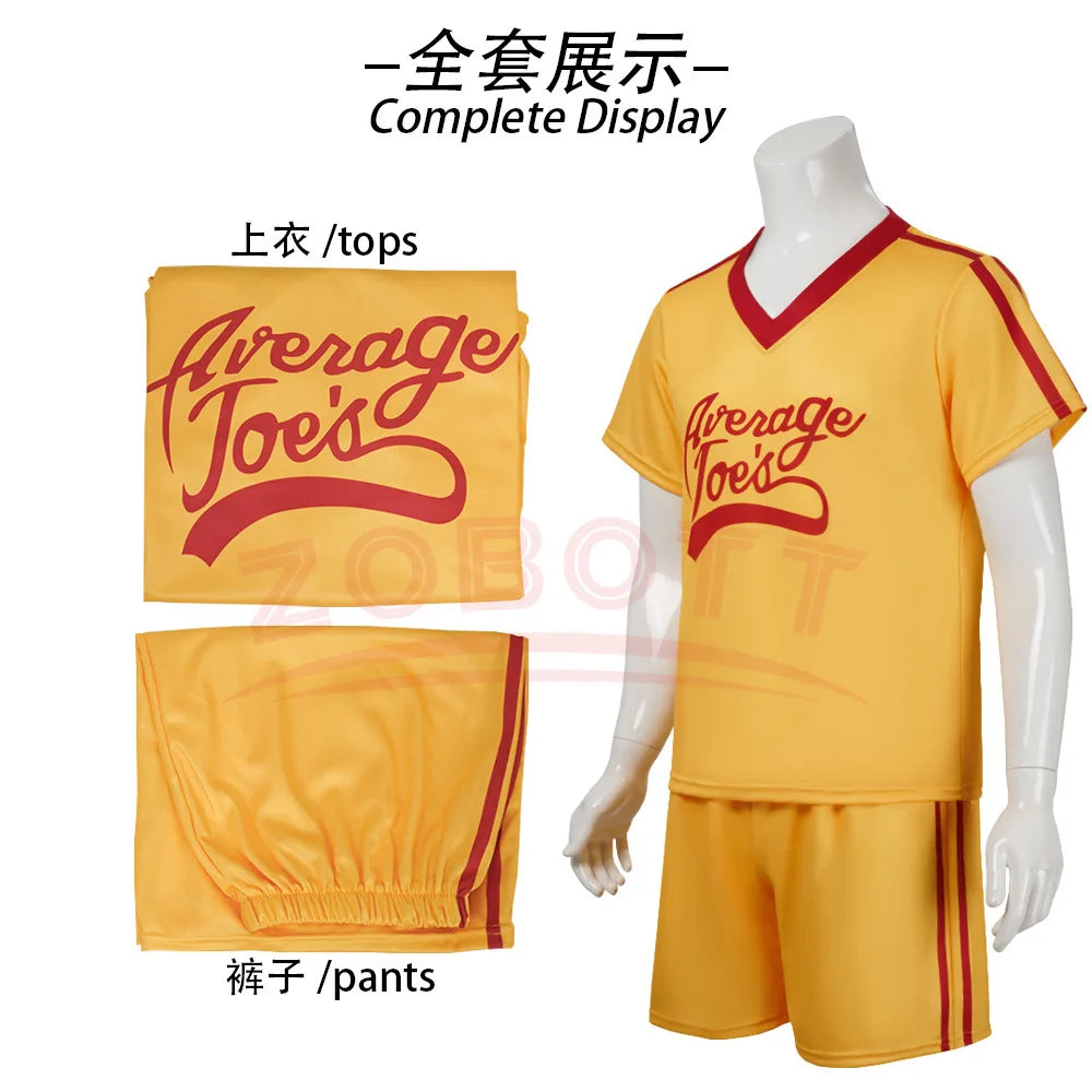 Adult Underdog Dodgeball Team-Inspired Costume Set Costume Sportswear